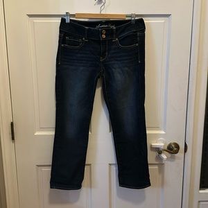 Artist style capri jeans